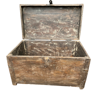 Oude opbergkist uniek item