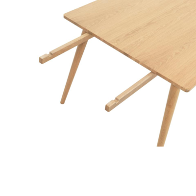 Verlengbare houten eettafel Boas - 150 x 90 cm