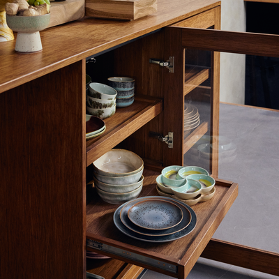 HKliving Servies 70's ceramics ontbijtbord