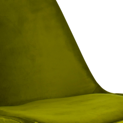 Kuipstoel Velvet goud frame