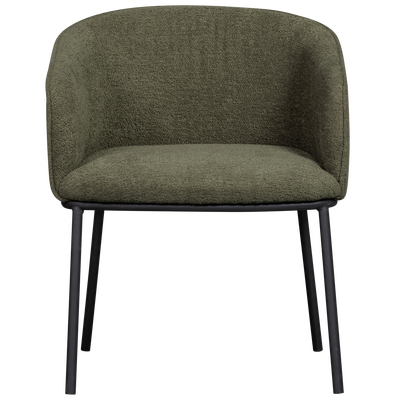 Leon eetkamerstoel boucle naturel melange
