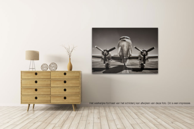 Canvas schilderij - Vliegtuig - DC-3 Dakota