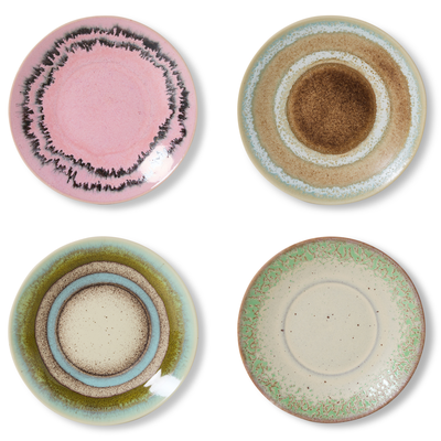 HK 70 ceramics saucers doodle