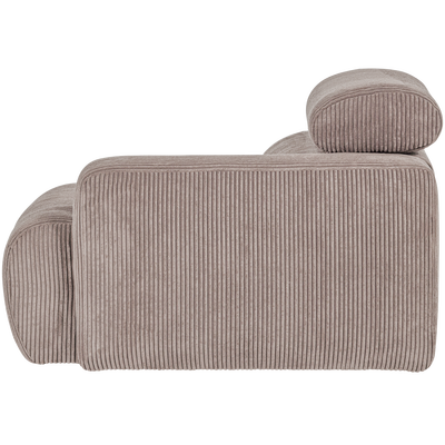Novi 1-zits element arm links boucle karamelbruin