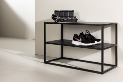 Rangi Schoenen Opbergkast - Zwart
