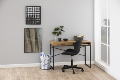 Houten bureau Vic - met opbergvak