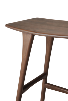 Ethnicraft - hoge kruk Osso 65 bruin teak