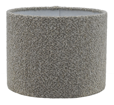 Lampenkap rond Bouclé beige