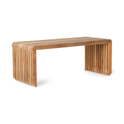 HKliving bank Slatted element Teak