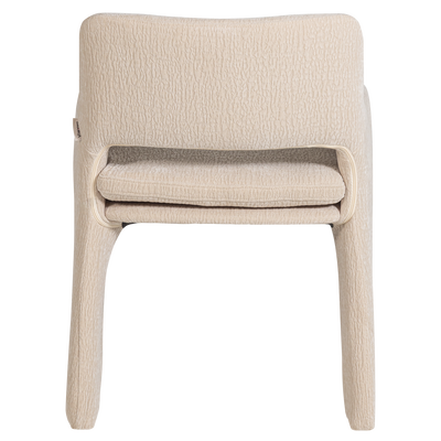 Bigfoot eetkamerstoel chenille taupe [fsc]