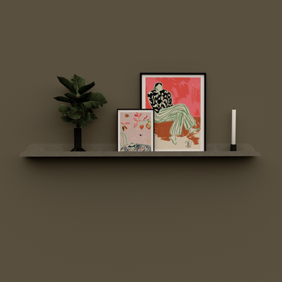 Stalen wandplank LIMA 120