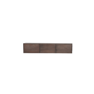 Zwevend Tv-meubel All Walnut