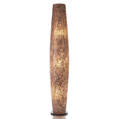 Vloerlamp Cone gold capiz