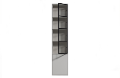Vitrinekast Basic grenen 2 deurs
