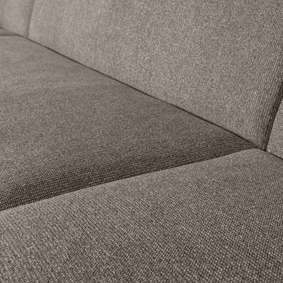 Sloping u-vorm bank off white melange