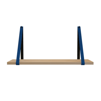Leren plankdragers (set van 2)