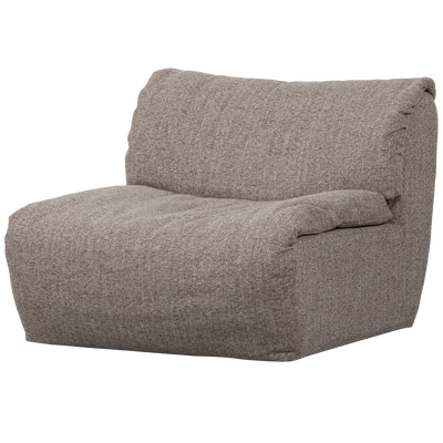 Baggy 1-zits element geweven chenille oudroze