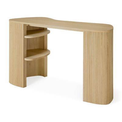Ethnicraft - Roller Max bureau - mahonie donkerbruin