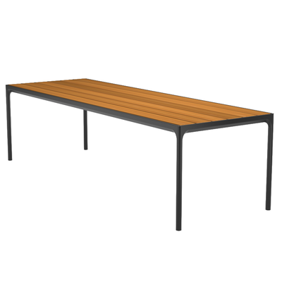 Houe Four dining table bamboe zwart