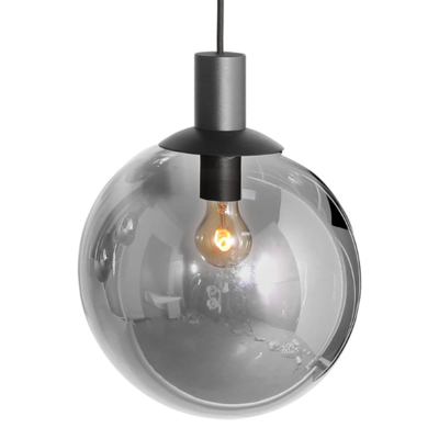 Hanglamp Gijs 9-Lichts - Zwart/Smoke