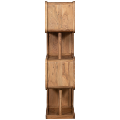 Rattle open kast hout naturel