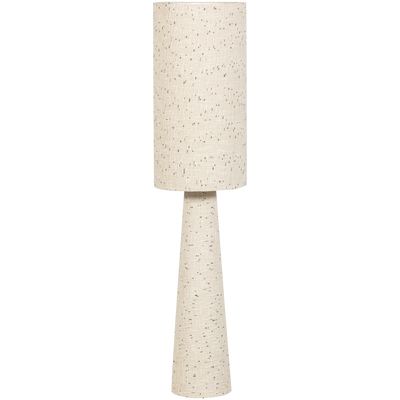 Loft vloerlamp metaal/boucle naturel met strepen 130xo30 cm