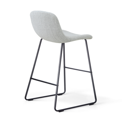 Barkruk Nino-Mats zwart onderstel 65 cm