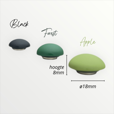 Magneetjes voor magneetbord | Set van 9