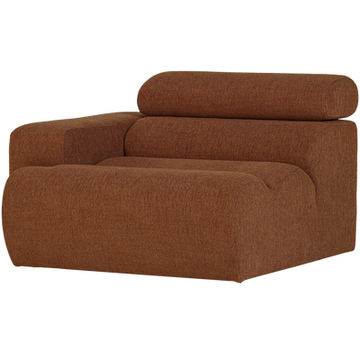 Novi 1-zits element arm links boucle karamelbruin