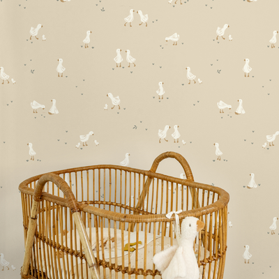 Vliesbehang Little Goose