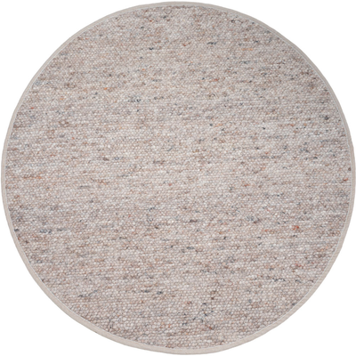 Vloerkleed Stone Donker Beige - Rond