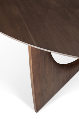 Ethnicraft - Geometric eettafel rond - teak