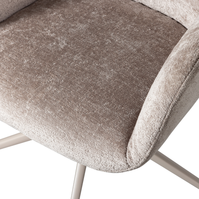 Morros bureaustoel chenille taupe