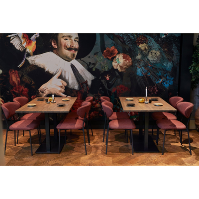 Tablo eettafel recht vl 120x80cm cashmere brown [fsc]