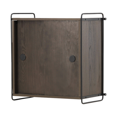 Hangende houten wandkast Marcus