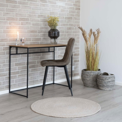Buiten vloerkleed Macy - Gevlochten - Zand