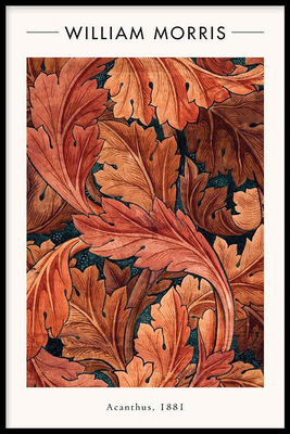 Walljar poster ingelijst - William Morris - Acanthus