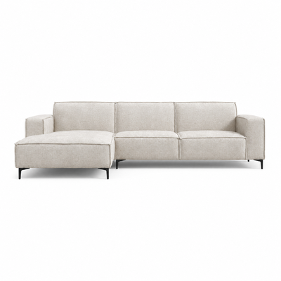 Hoekbank Valora Beige Chaise