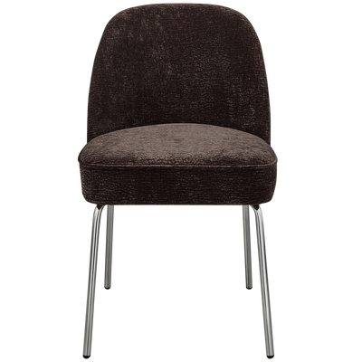 Vogue eetkamerstoel structure velvet brass