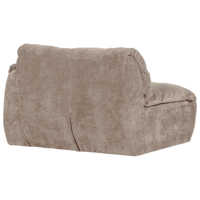 Baggy 1-zits element met arm rechts geweven chenille bruin