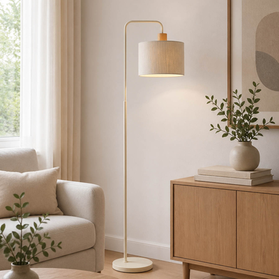 Arjan Vloerlamp Beige