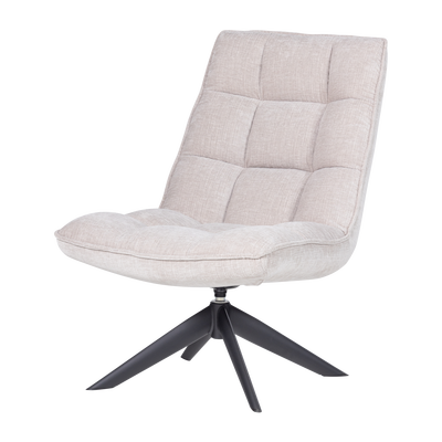 Jouke draaifauteuil chenille structuur roestbruin [fsc]