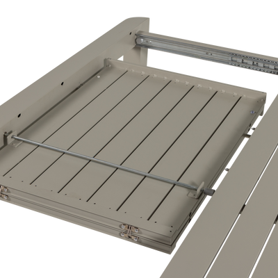 Ovara uitschuifbare tuintafel aluminium zand
