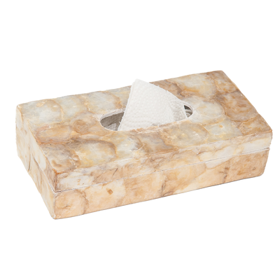Parelmoer Tissue doos wit