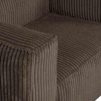 Bean fauteuil chenille velvet naturel