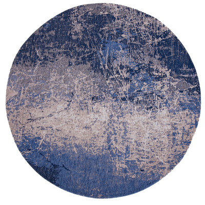 Ecorugs vloerkleed Cracks blauw