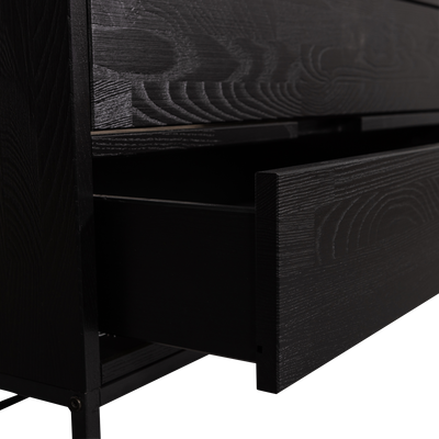 Silas tv meubel 120 cm grenen dust [fsc]