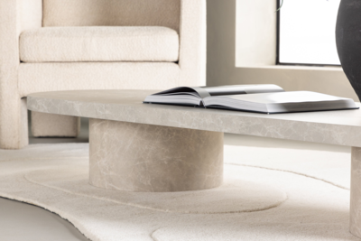 Mahigan Salontafel - 190 x 60 cm -  Beige