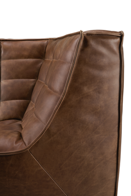 Sofa N701 chestnut leer 