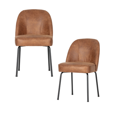 Vogue eetkamerstoel structure velvet brass